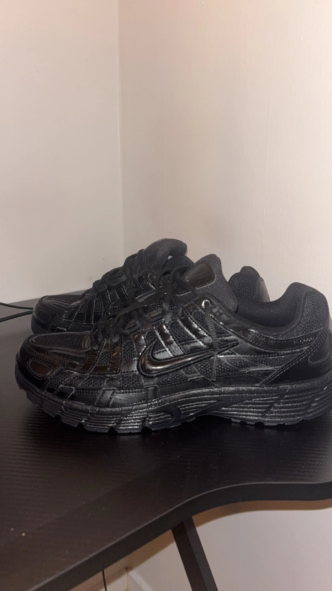 Nike svart sneakers mesh och skinn - 2