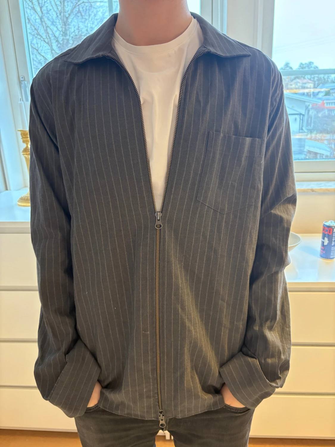 Randig overshirt från John Henric