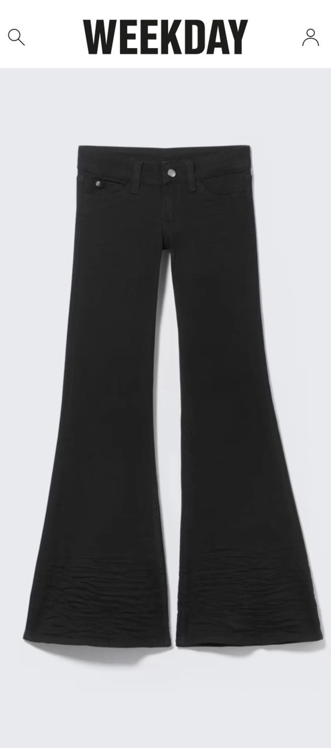 Svarta bootcutjeans från cheap monday (weekday)