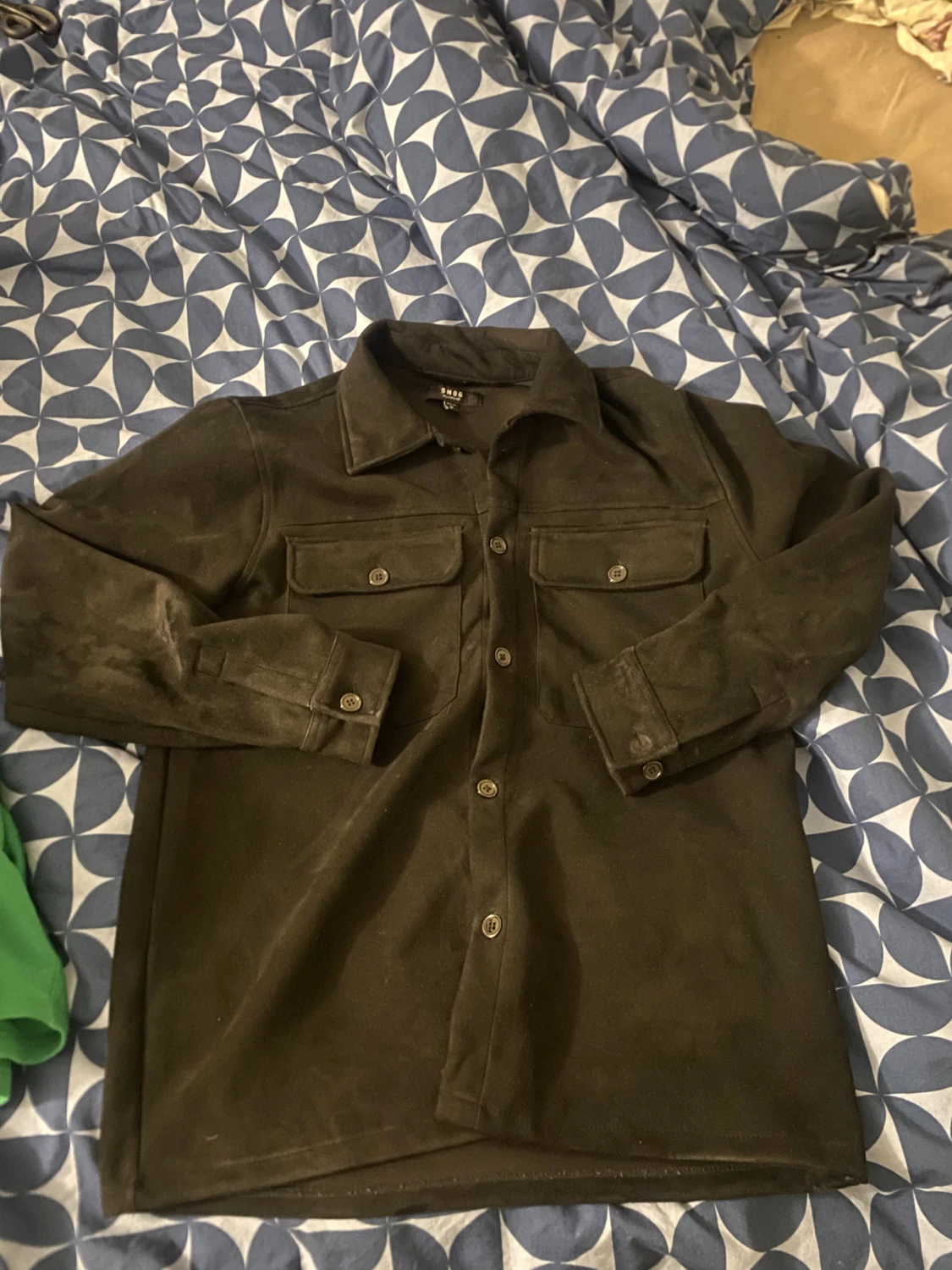 Svart overshirt , storlek m