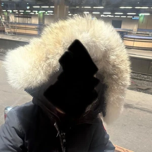 Pälskrage Canada goose  - Säljer en stor och exklusiv pälskrage till en Canada goose jacka, mycket väl omhändertagen. 