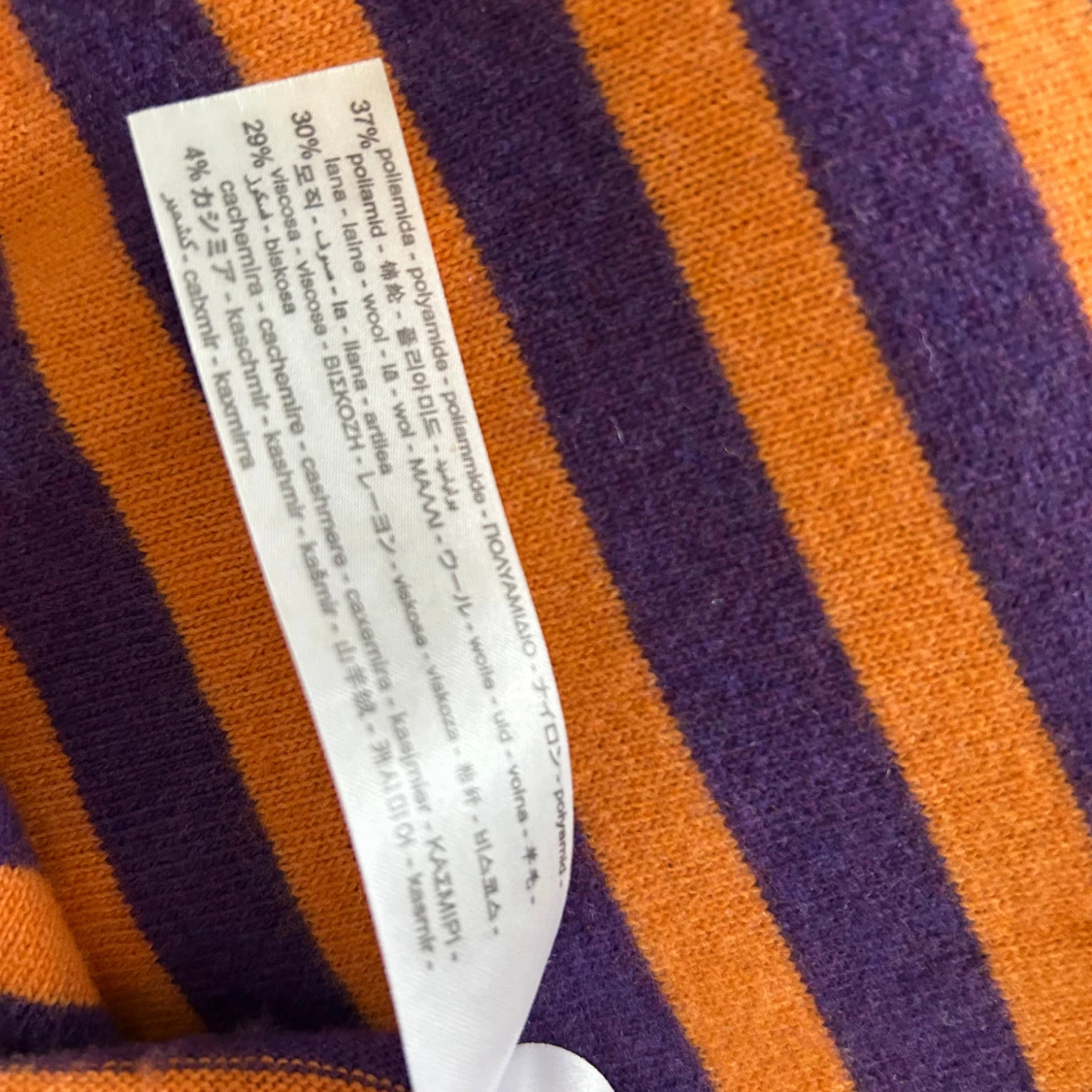 Randig lila och orange tröja från Zara - 3
