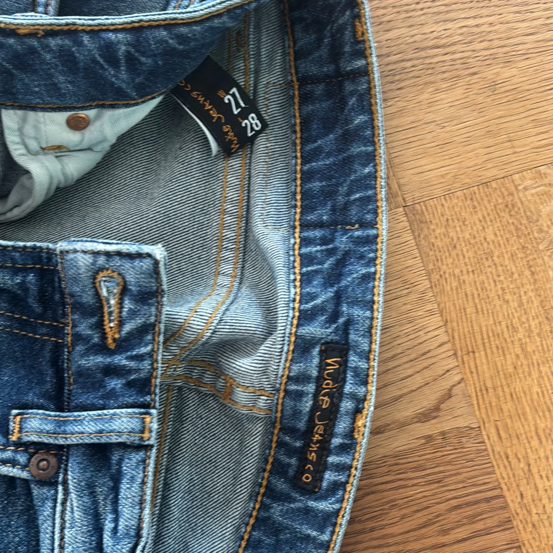 Blå jeans från Nudie Jeans Co, 27/28 - 3