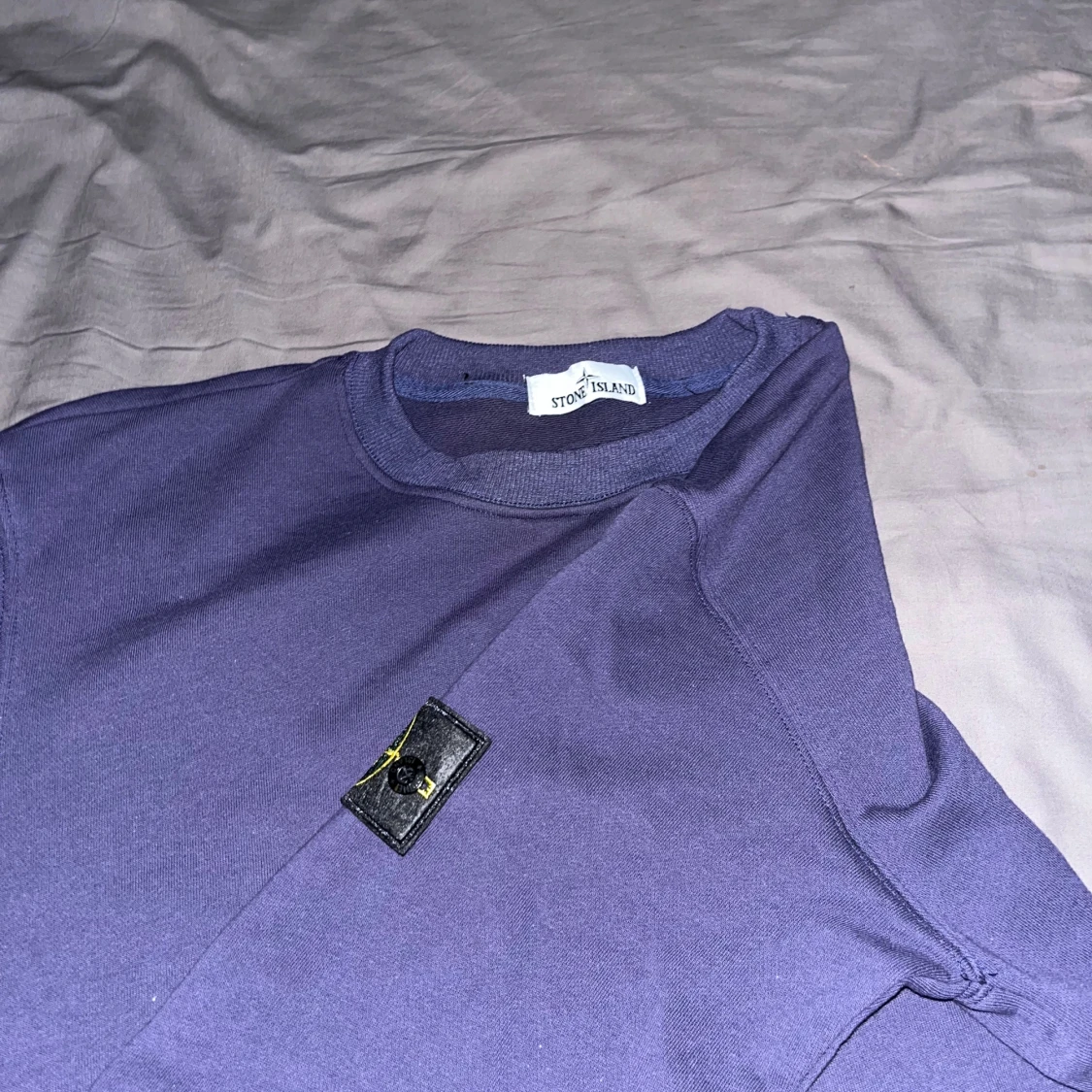 Mörkblå sweatshirt från Stone Island - 3