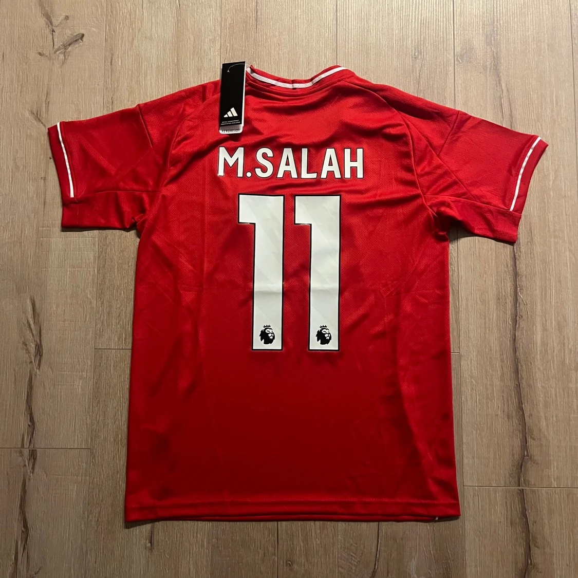 Liverpool Salah 11 Adidas matchtröja S - 1