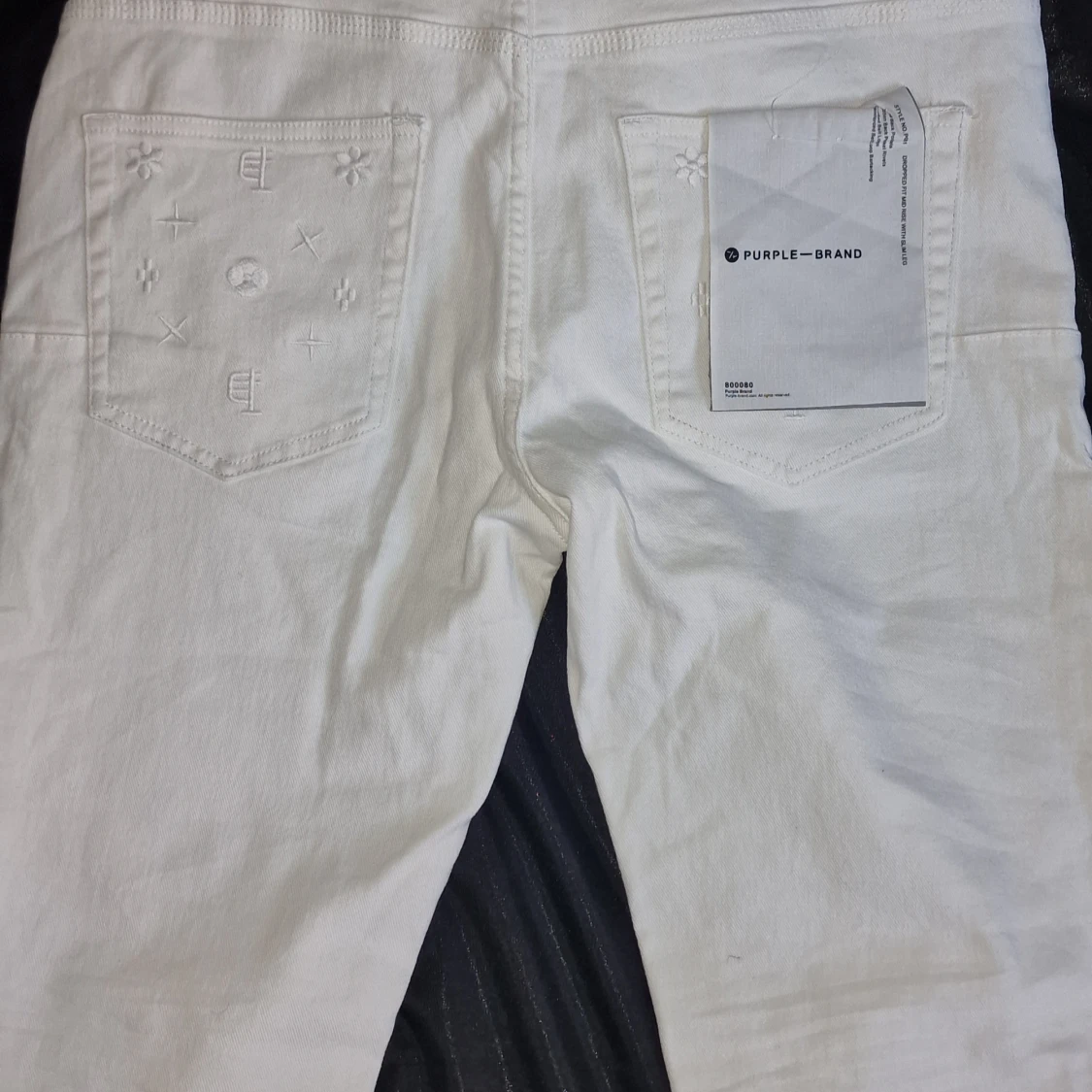 Vita jeans från Purple Brand, strl 38