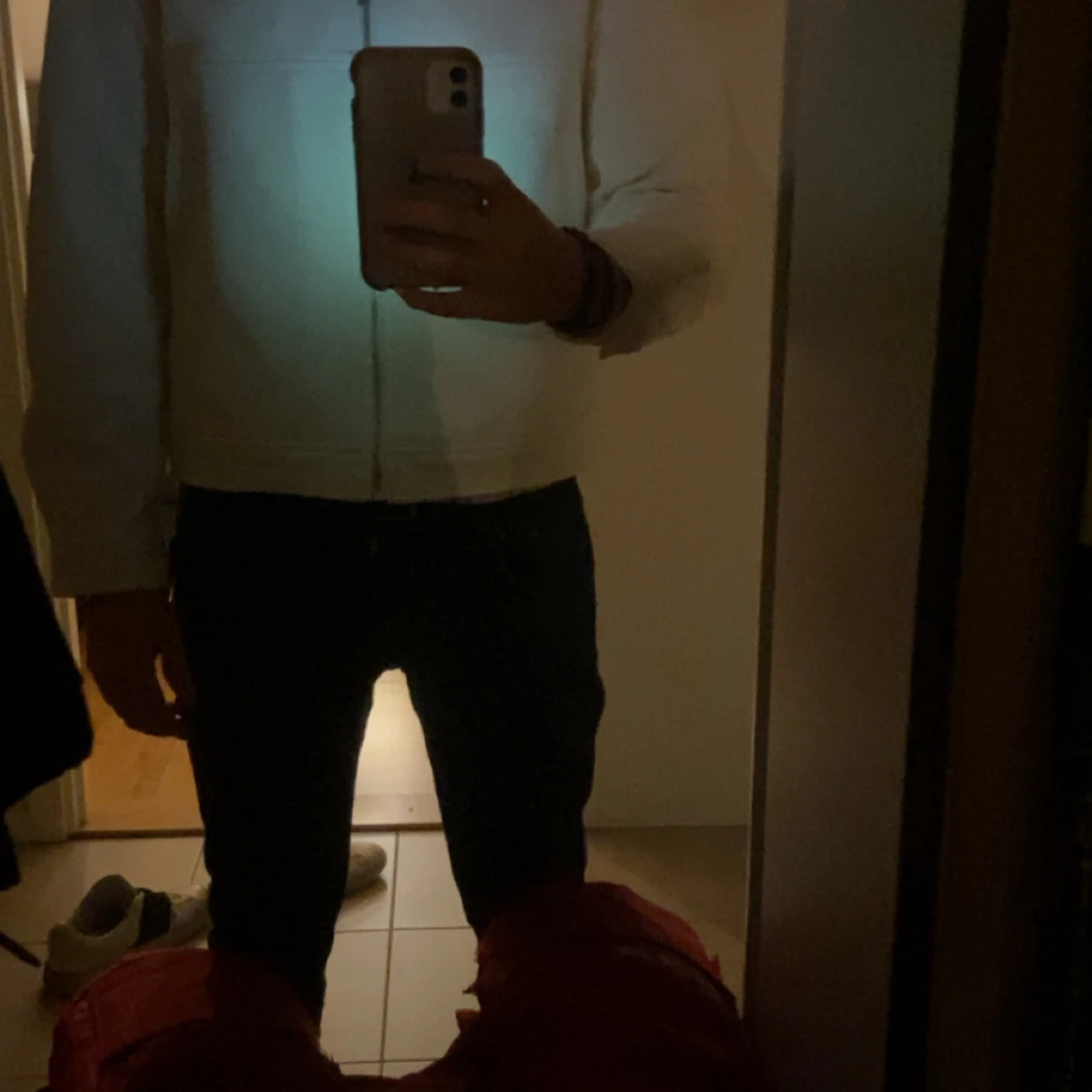 Beige manchesterjacka  - 2