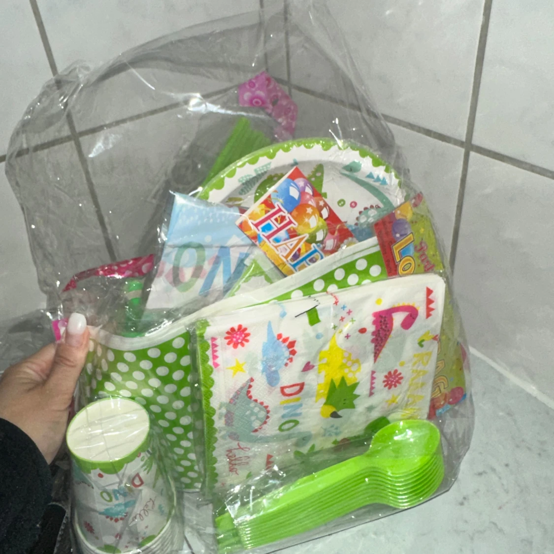 Helt Dinosaurie party set för födelsedag / tema  - 4