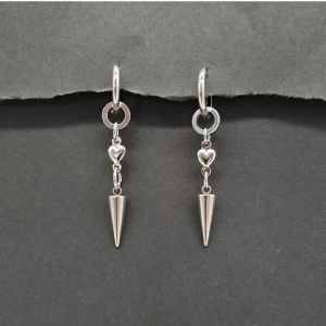 Handgjorda örhängen  - Material- 100% rostfritt stål ●Örhängeskrokar -rostfritt stål. Nickel fri. Längd -5cm Vattentåliga, ändrar inte färgen! Köp för 1st-90kr eller 120kr/paret