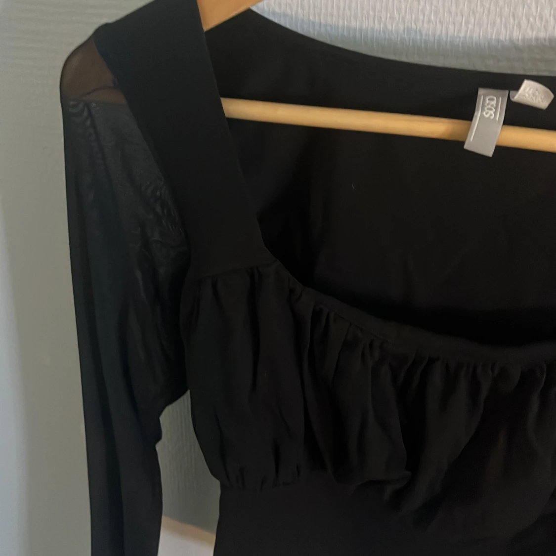 Svart långärmad topp - 90