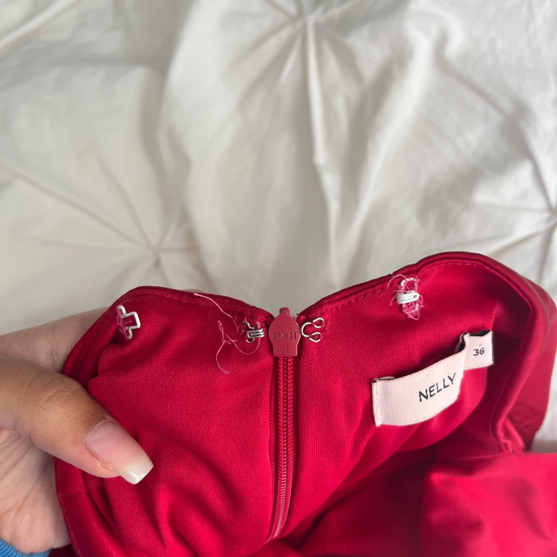 Röd långklänning från Nelly - 93