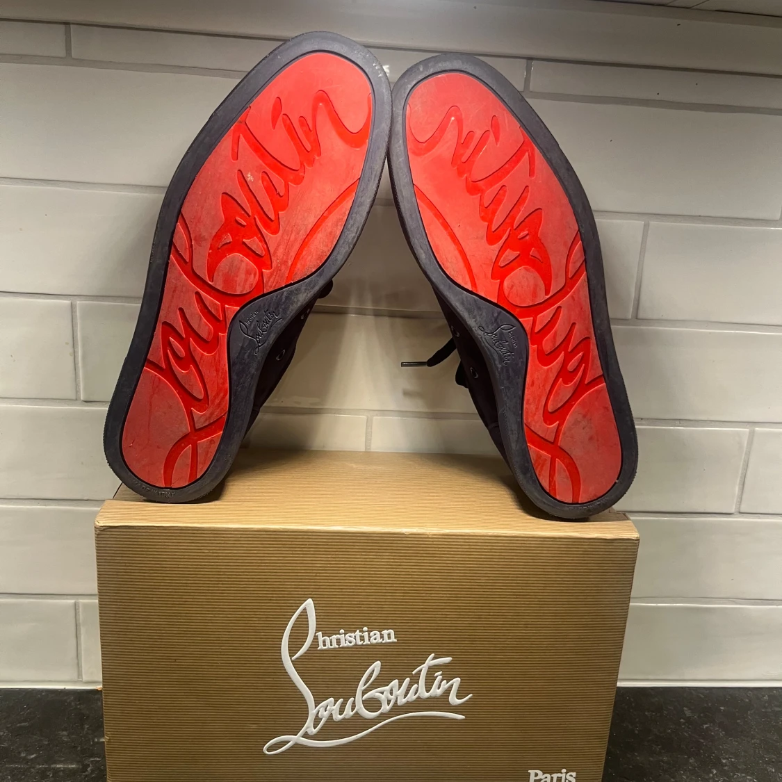 Mörkblå sneakers från Christian Louboutin - 90