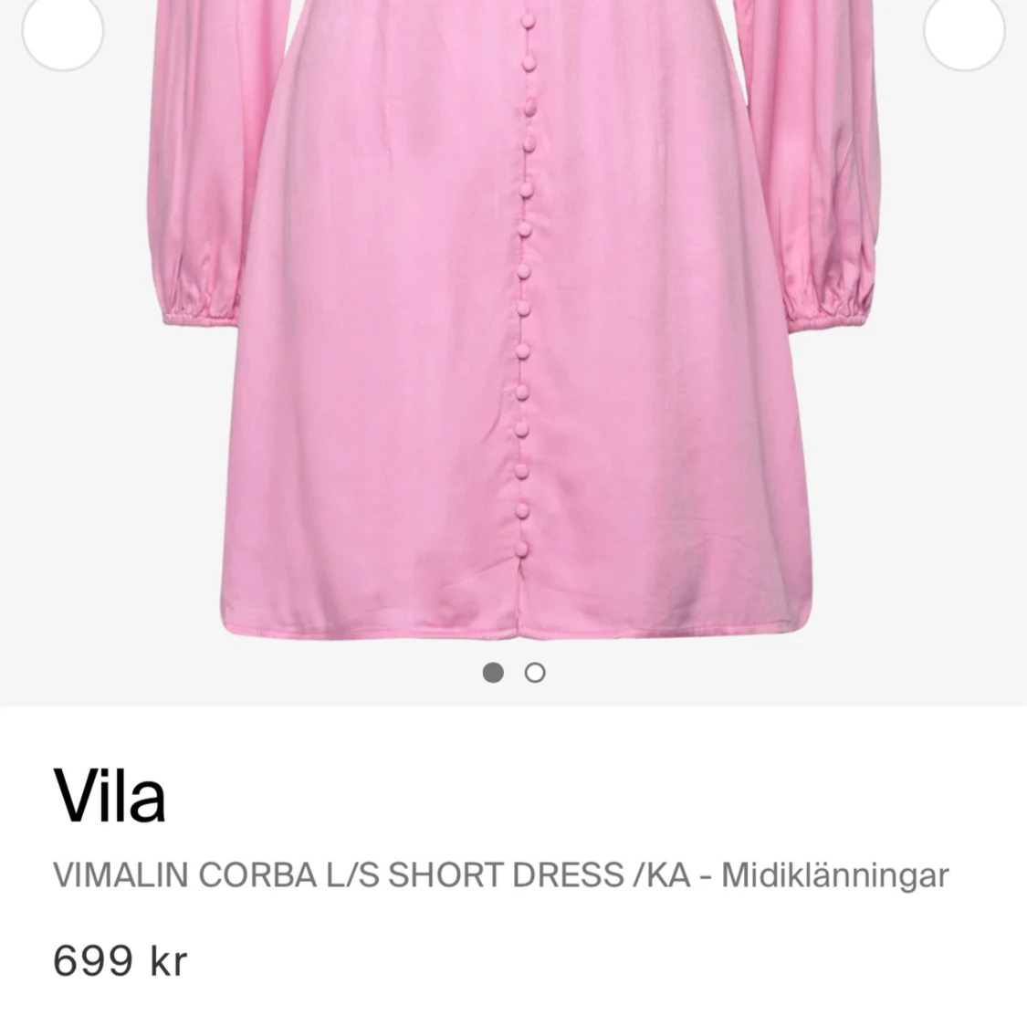 Rosa klänning  - 90