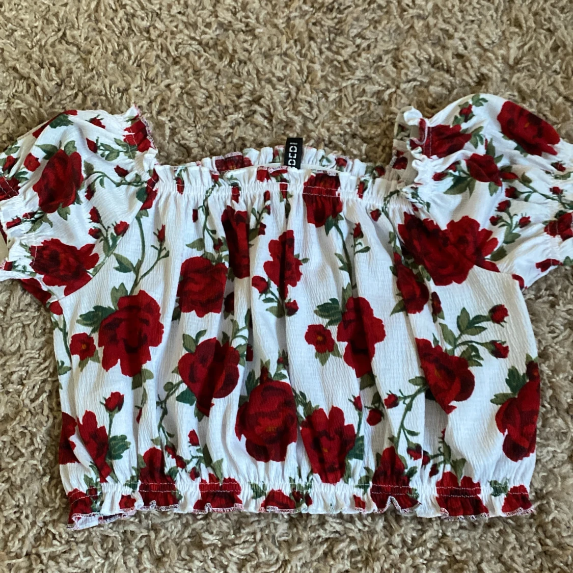 Blommig off-shoulder topp från H&M Divided - 90