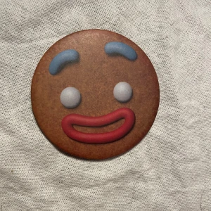 Shrek Gingy handspegel. Oanvänd - Ca 7 cm i diameter