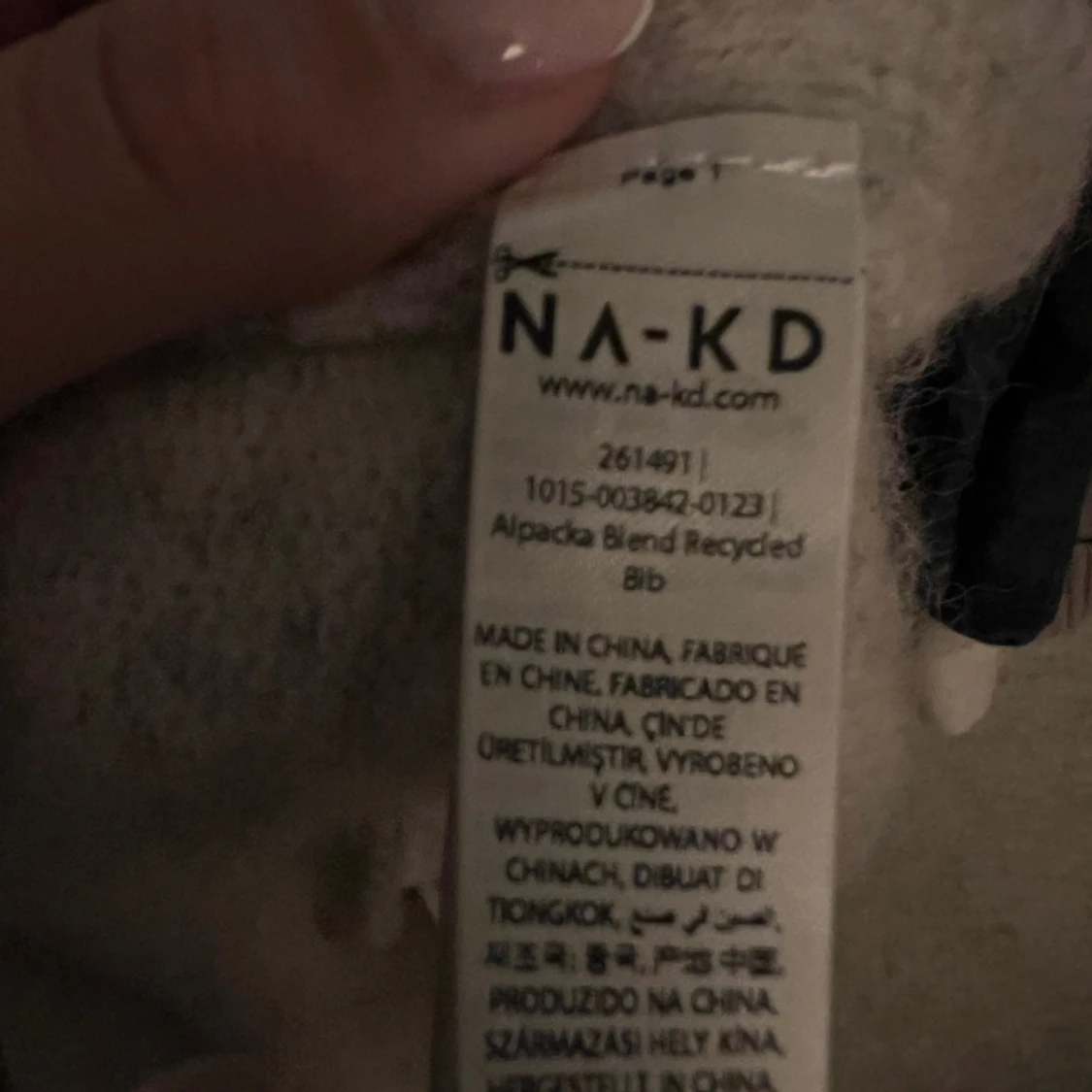 Jättefin stickad bästa i alpacka blend! - 91