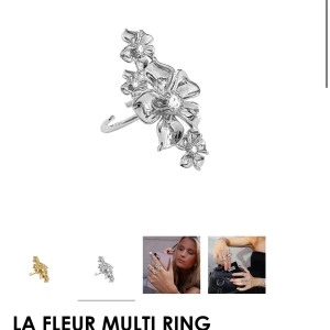 Le fleur multi ring💞 - Super fin ring i silver från ioaku , knappt använd 💞 Köp alla 3 ( ringen örhängen och armbandet för 1200 )