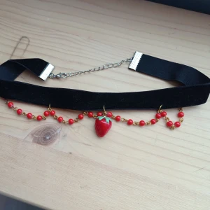 Jättefin choker - Sjukt fin handgjord choker från Kawaii. Aldrig använd då den är för stor för mig. Passar nog storlekar M-Xl då den är justerbar