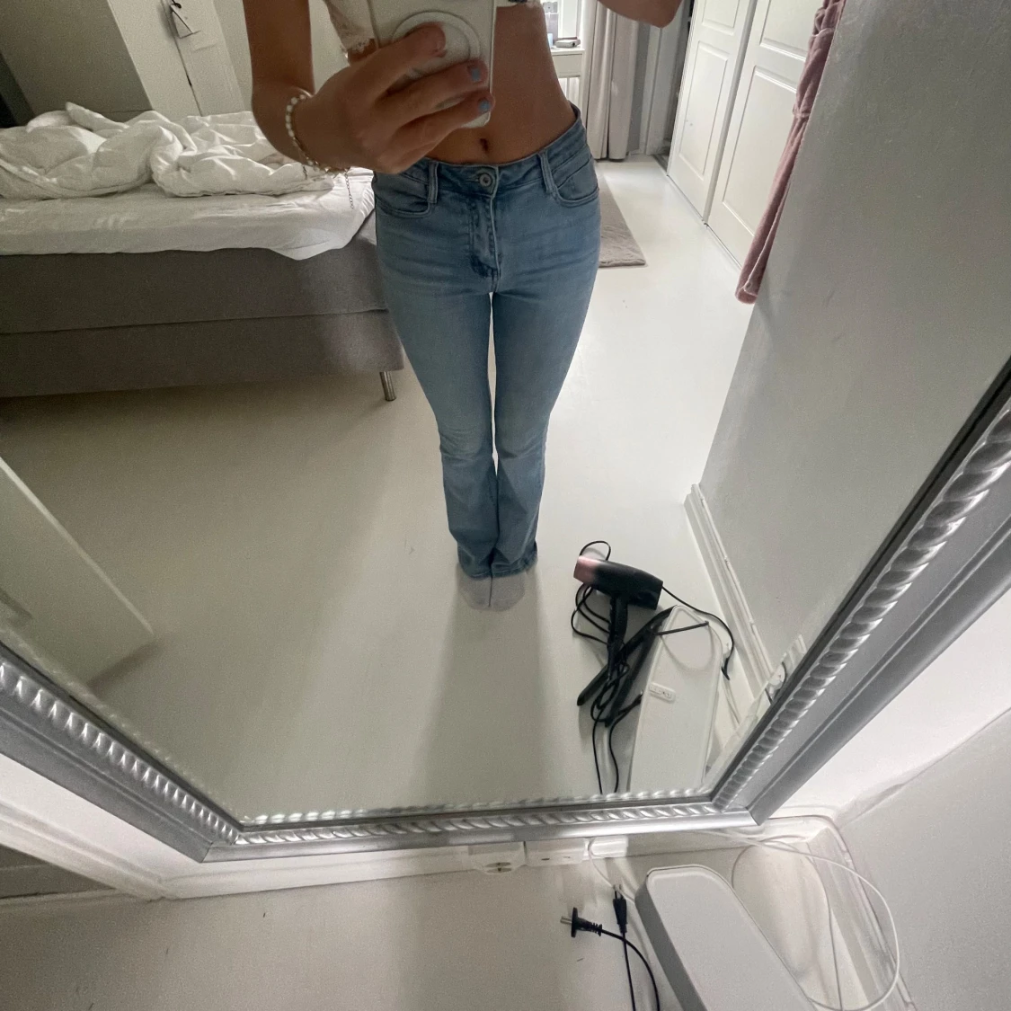 Blåa jeans 