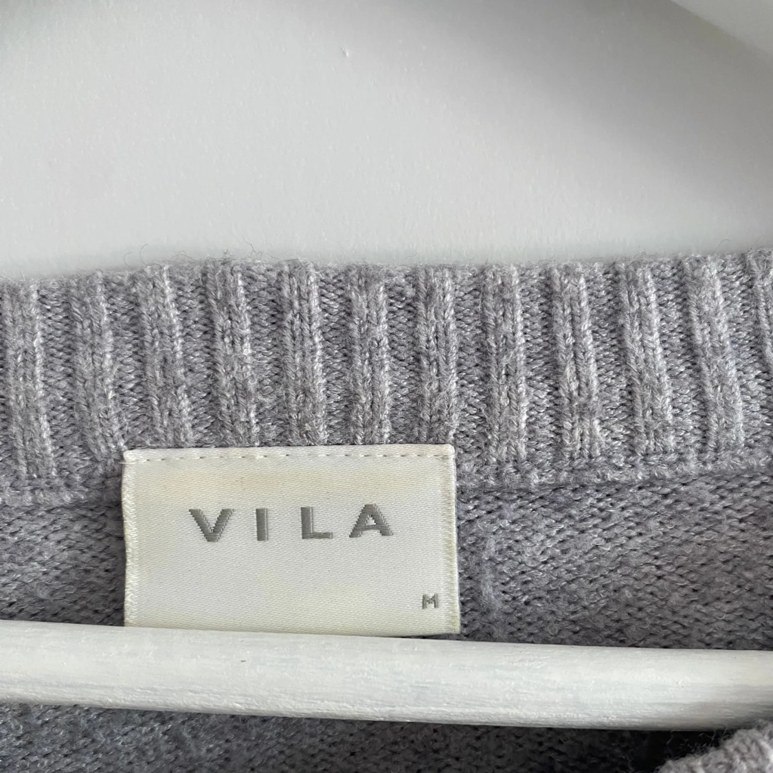 Grå stickad tröja ❤️ - 90