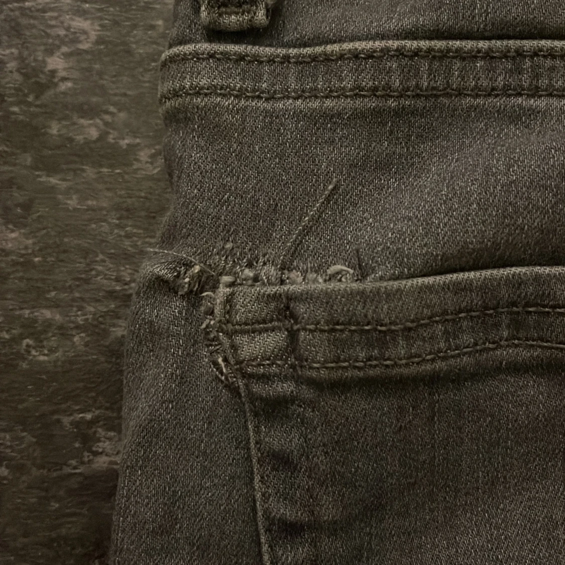 Gråa flare jeans🩶 - 91