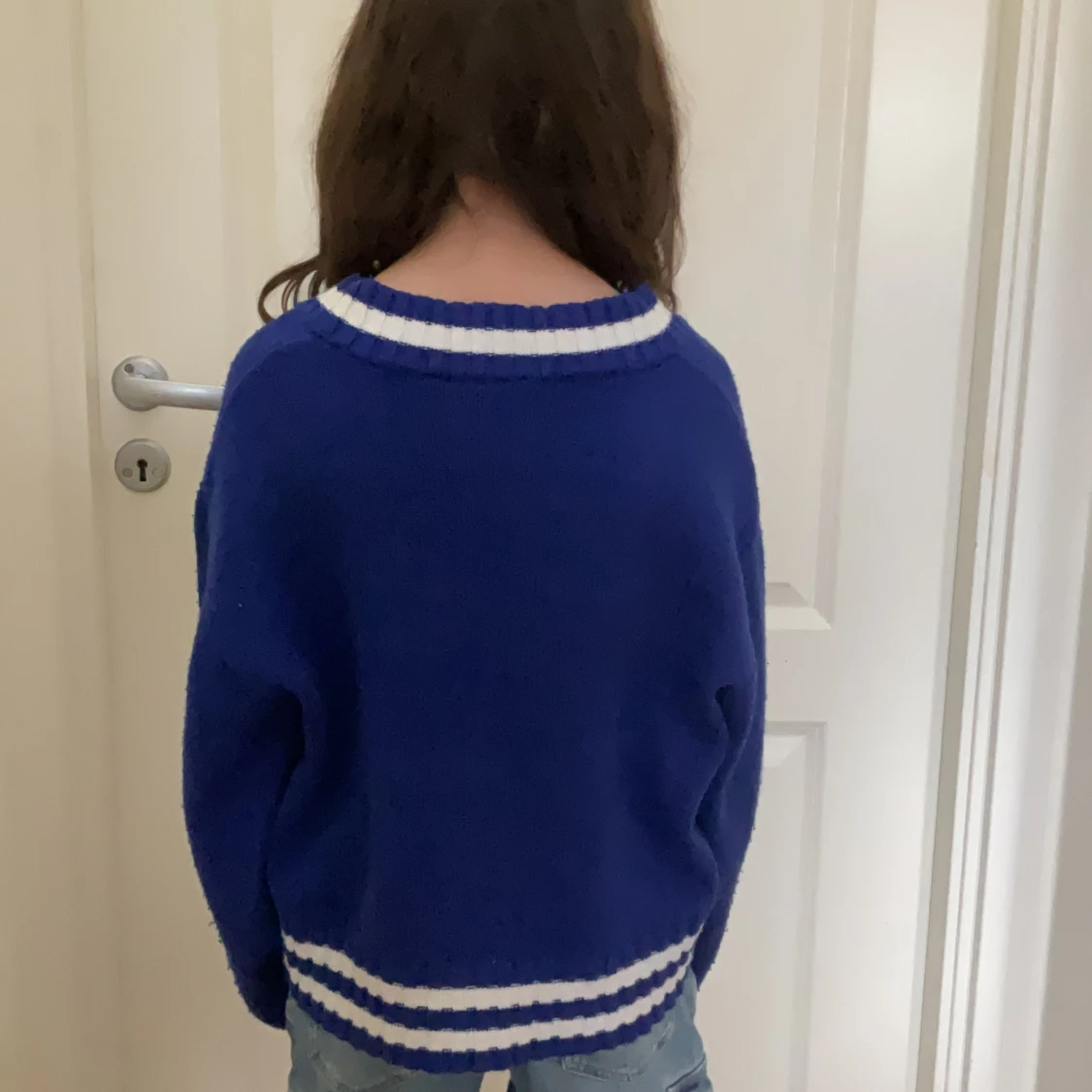 Blå tröja  - 90