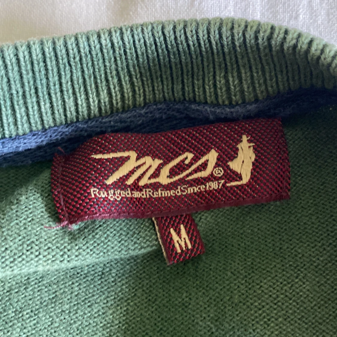 MCS Grön Sweatshirt *inte ralph lauren*  - 91