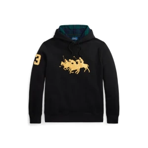Triple-Pony fleece hoodie polo ralph lauren - Bra skick, storlek M, köptes för 2500 