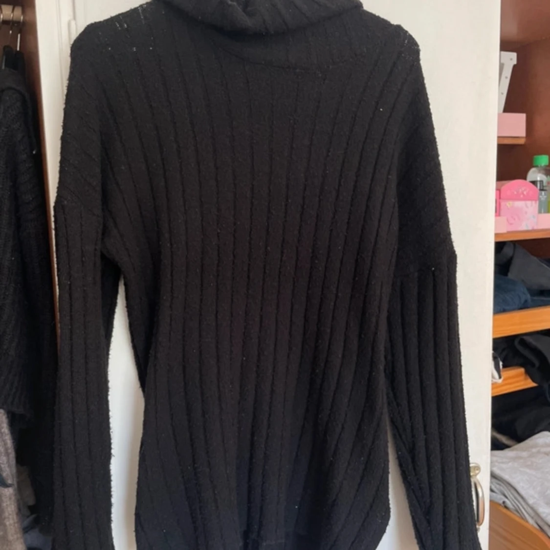 lång stickad tröja  - 90