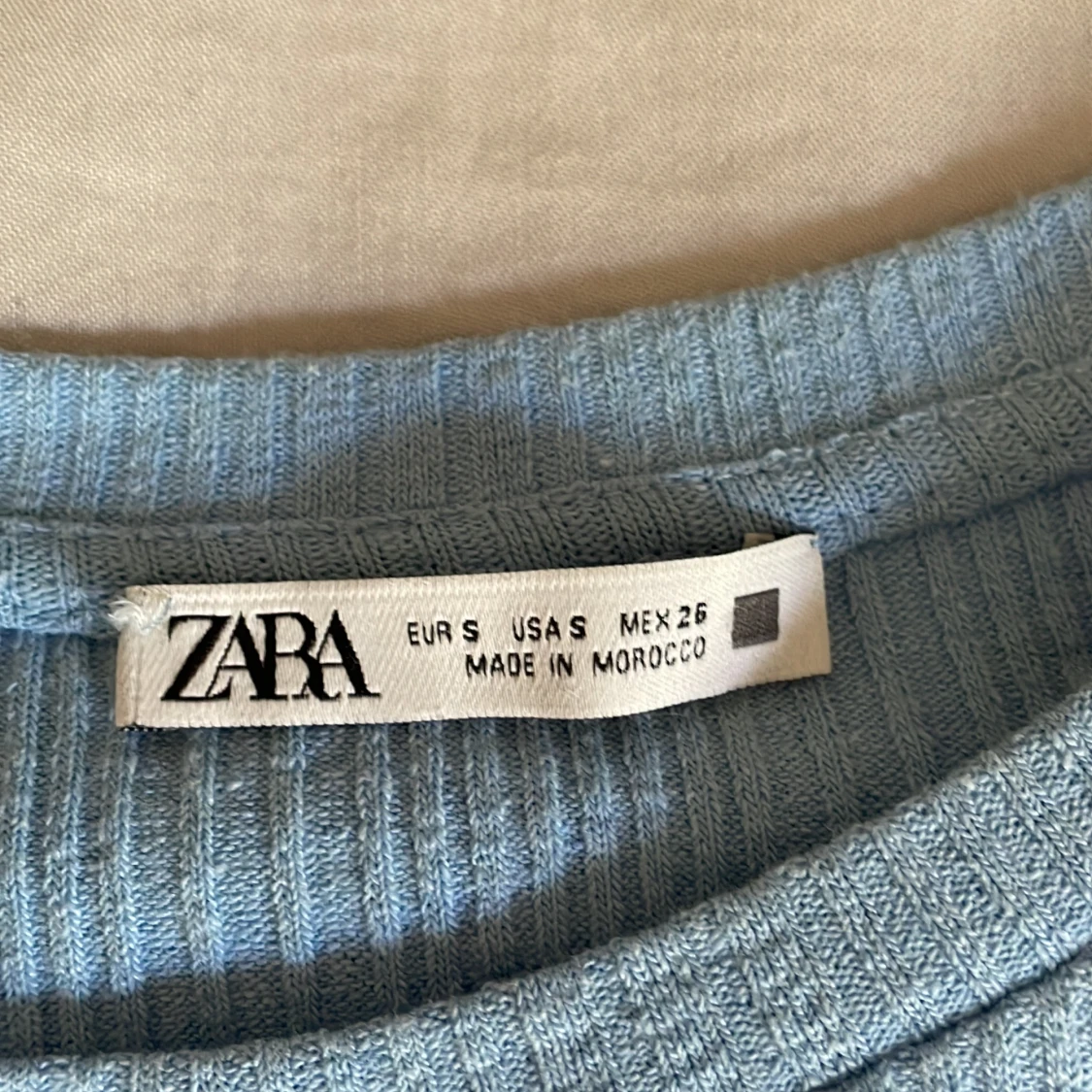 blå volang tröja - 90