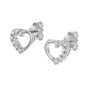 Äkta silver set  - Halsband och matchande örhänge till i äkta silver med kubisk zirkonia ifrån guldfynd. Helt oanvända. Kommer i en fin förpackning ifrån guldfynd. 
