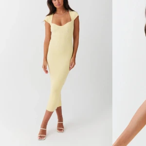 Gul klänning - aldrig använd, endast testad men tagit bort prislappen🤍