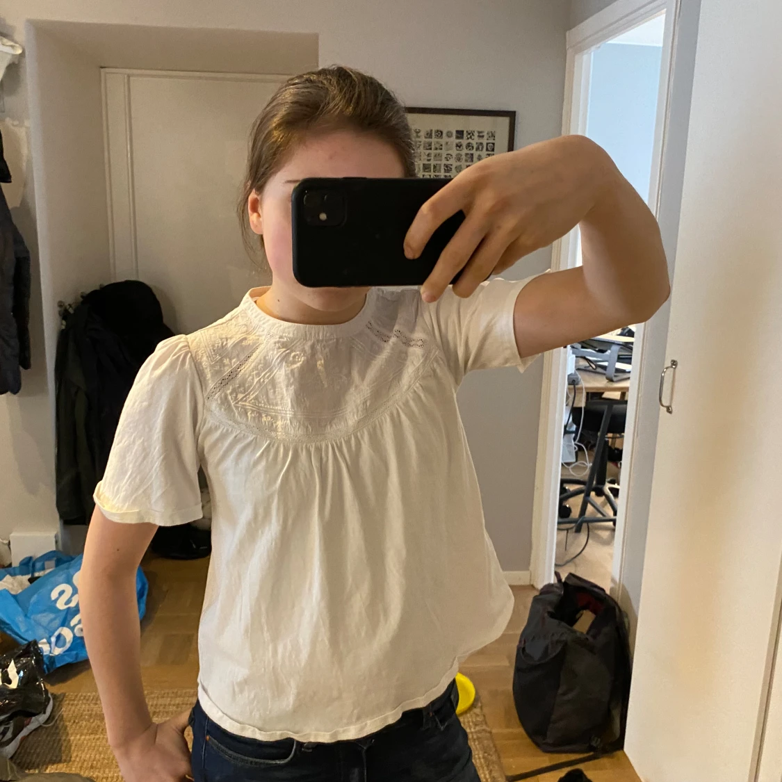 Jätte fin somrig blus  - 90