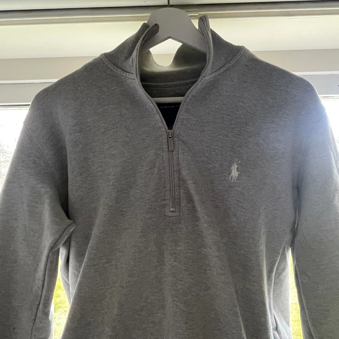 Ralph Lauren zip up/tröja/krage