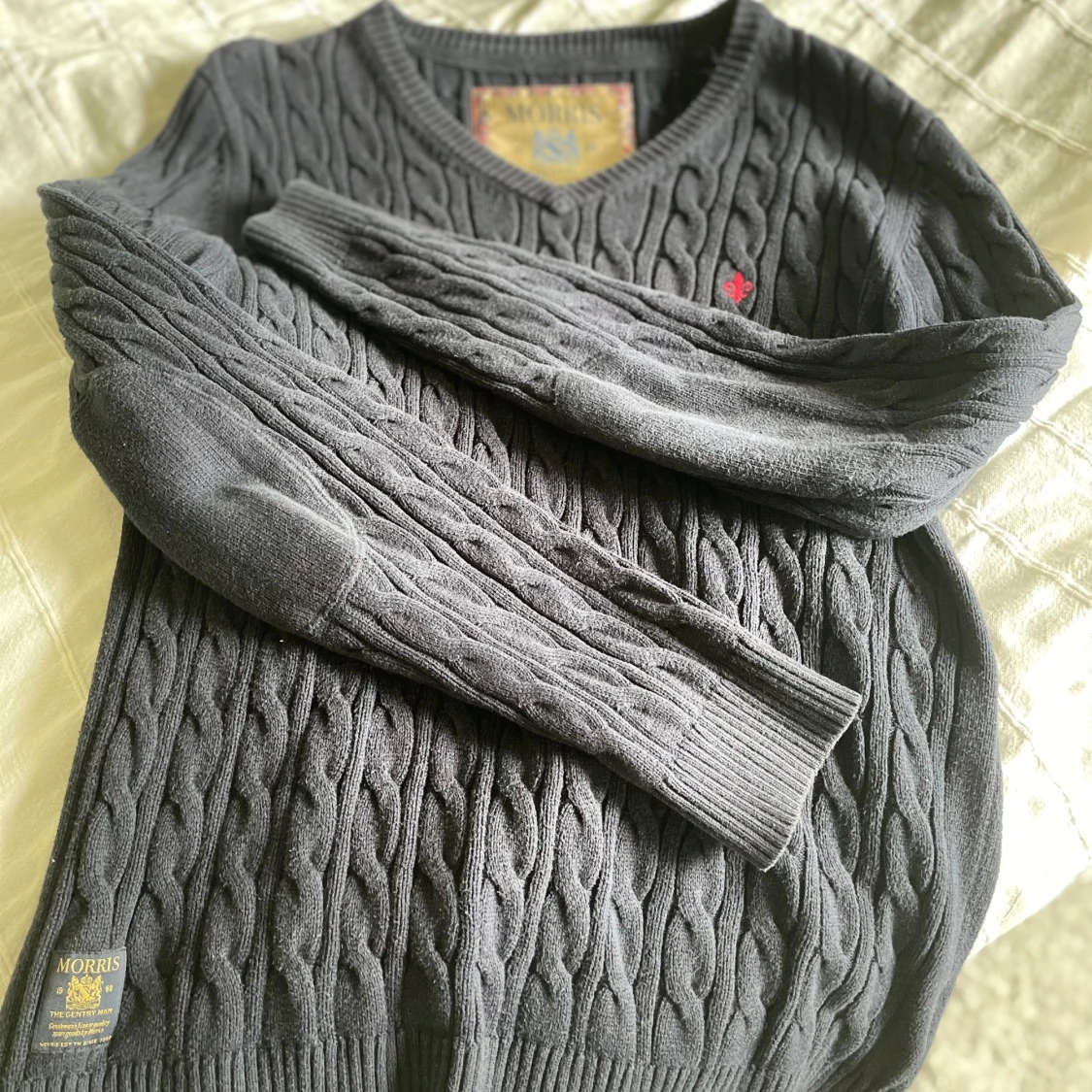 Morris v-ringad sweatshirt - 90