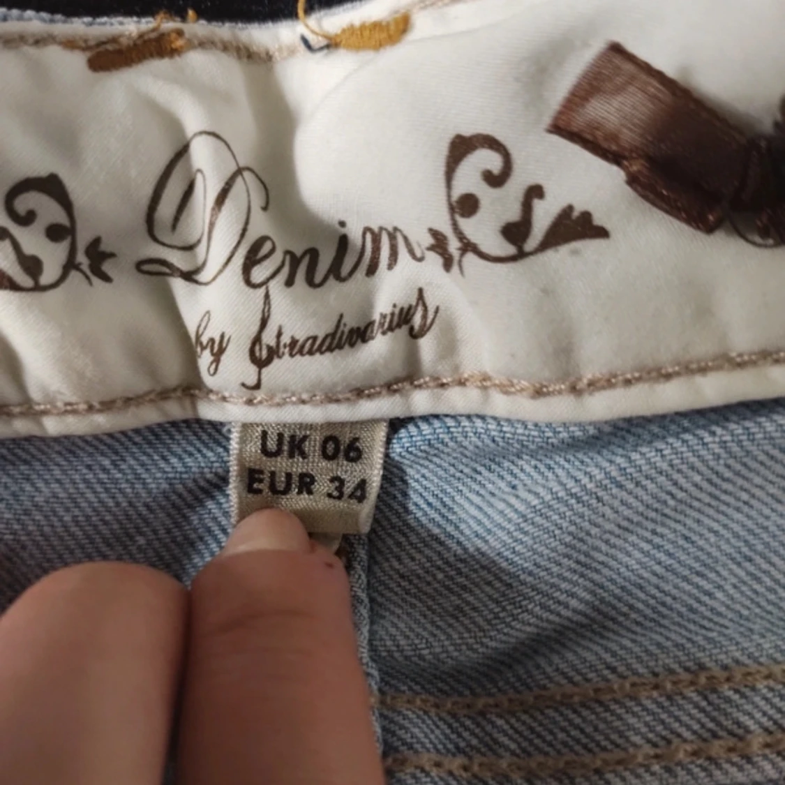 Lågmidjade jeans kjol - 91