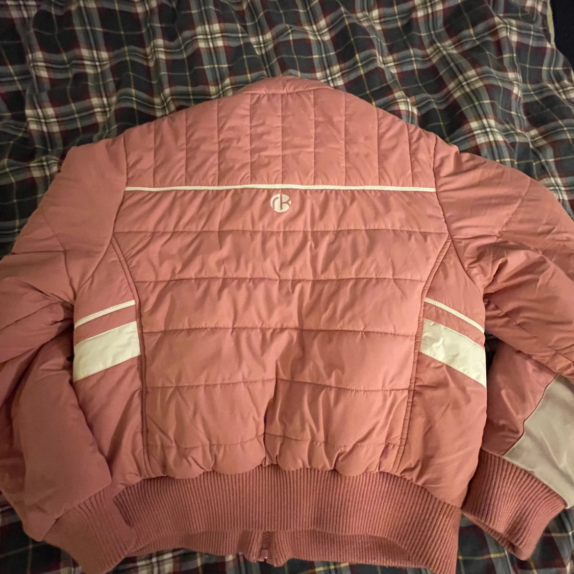 Y2k rosa Reebok jacka - 90