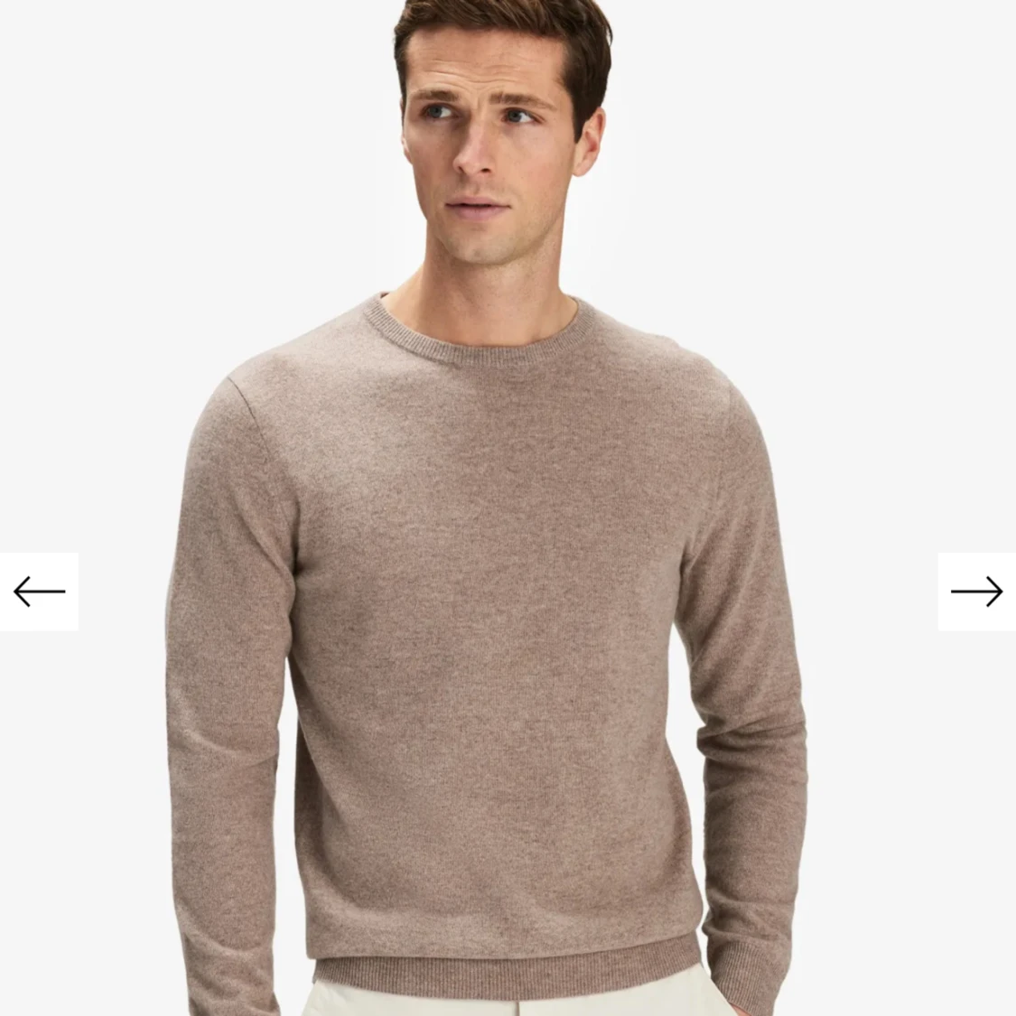 Beige Kashmirtröja - 92