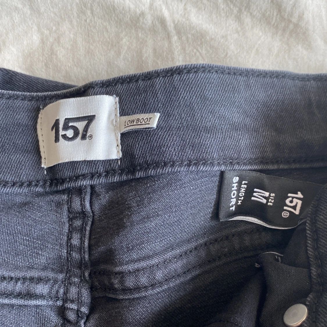 Lågmidjade bootcut jeans - 92