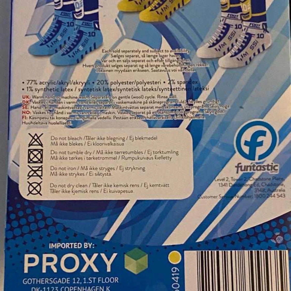 Fotbollsstrumpor Messi  - 91