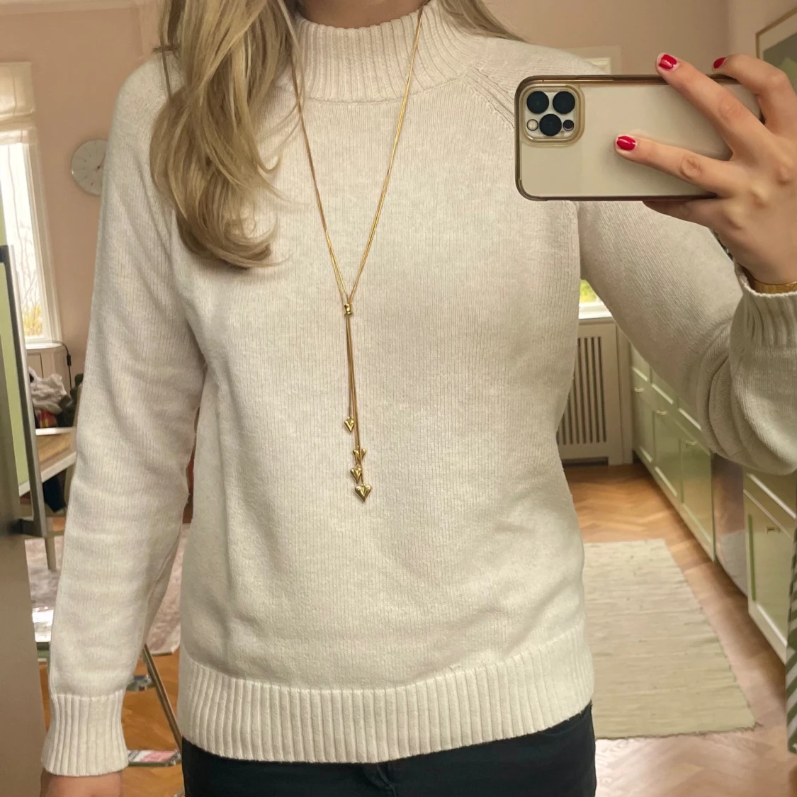 Så vacker stickad tröja - 90