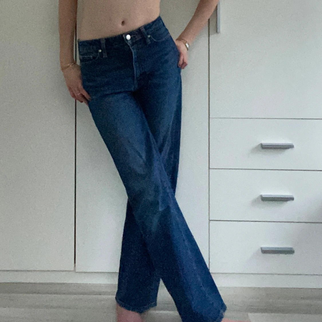 Mid rise jeans från cubus  - 91