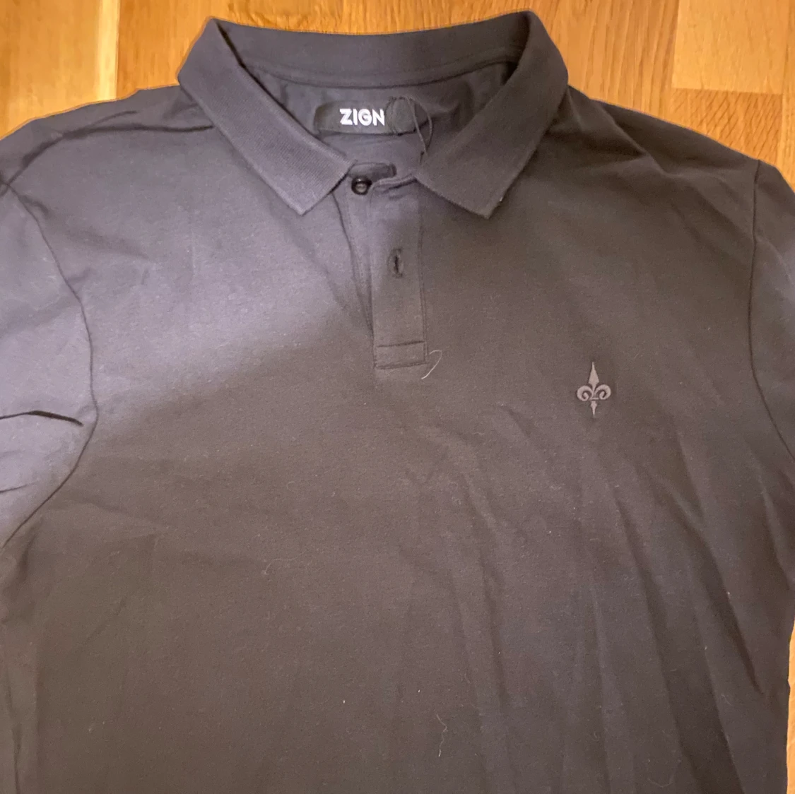 Långärmad piké/rugbytröja - 90