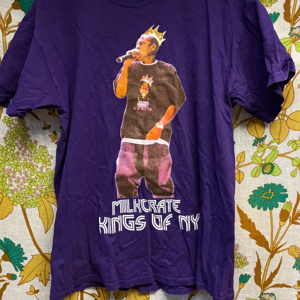Milkcrate t-shirt Kings of new york, Jay Z merch Storlek L. T-shirts.