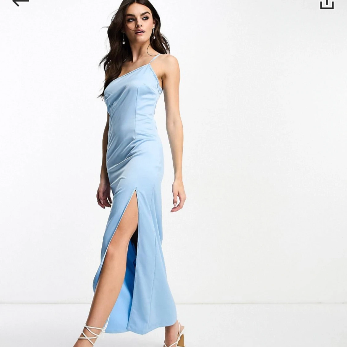 Balklänning ljusblå - 90