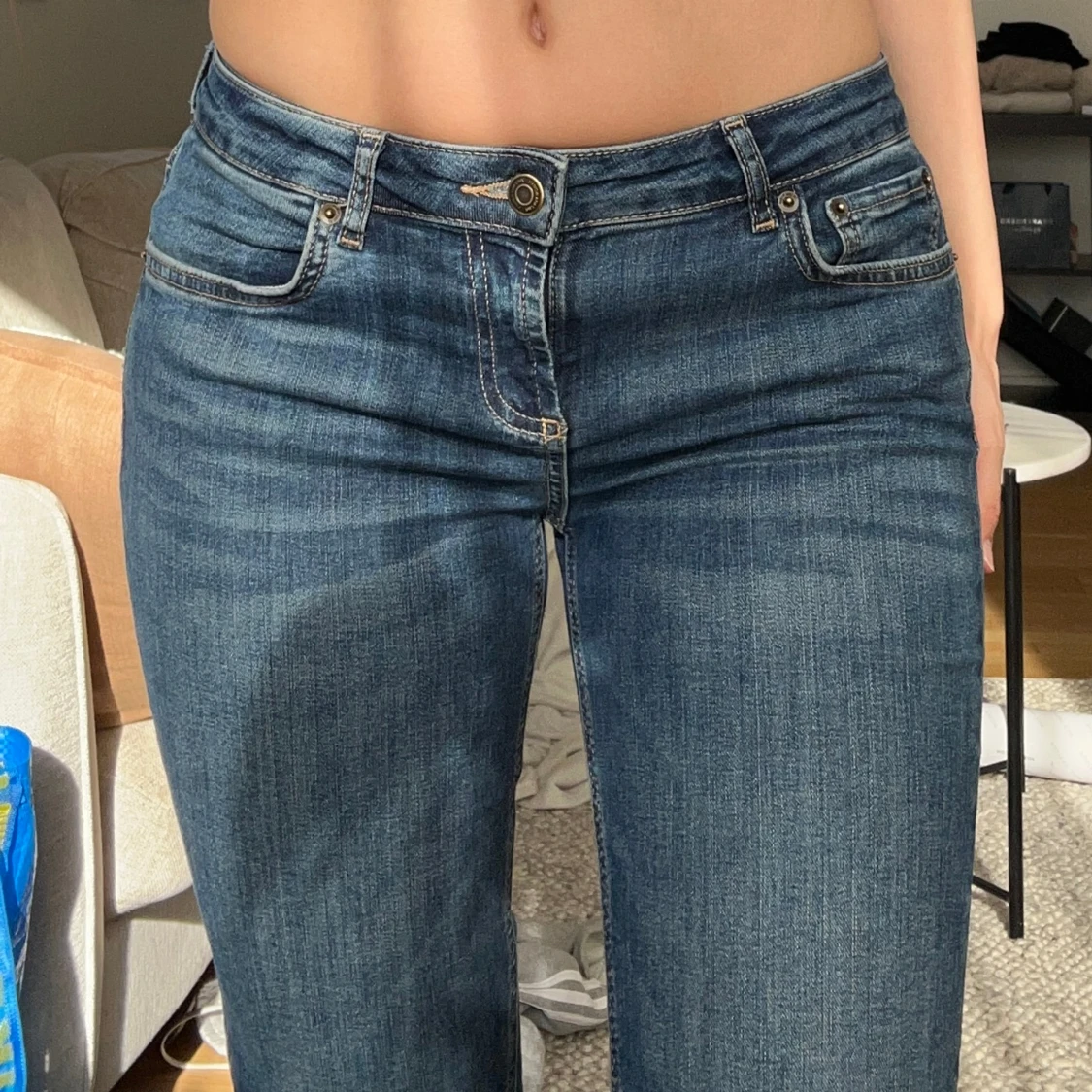 Lågmidjade jeans - 90