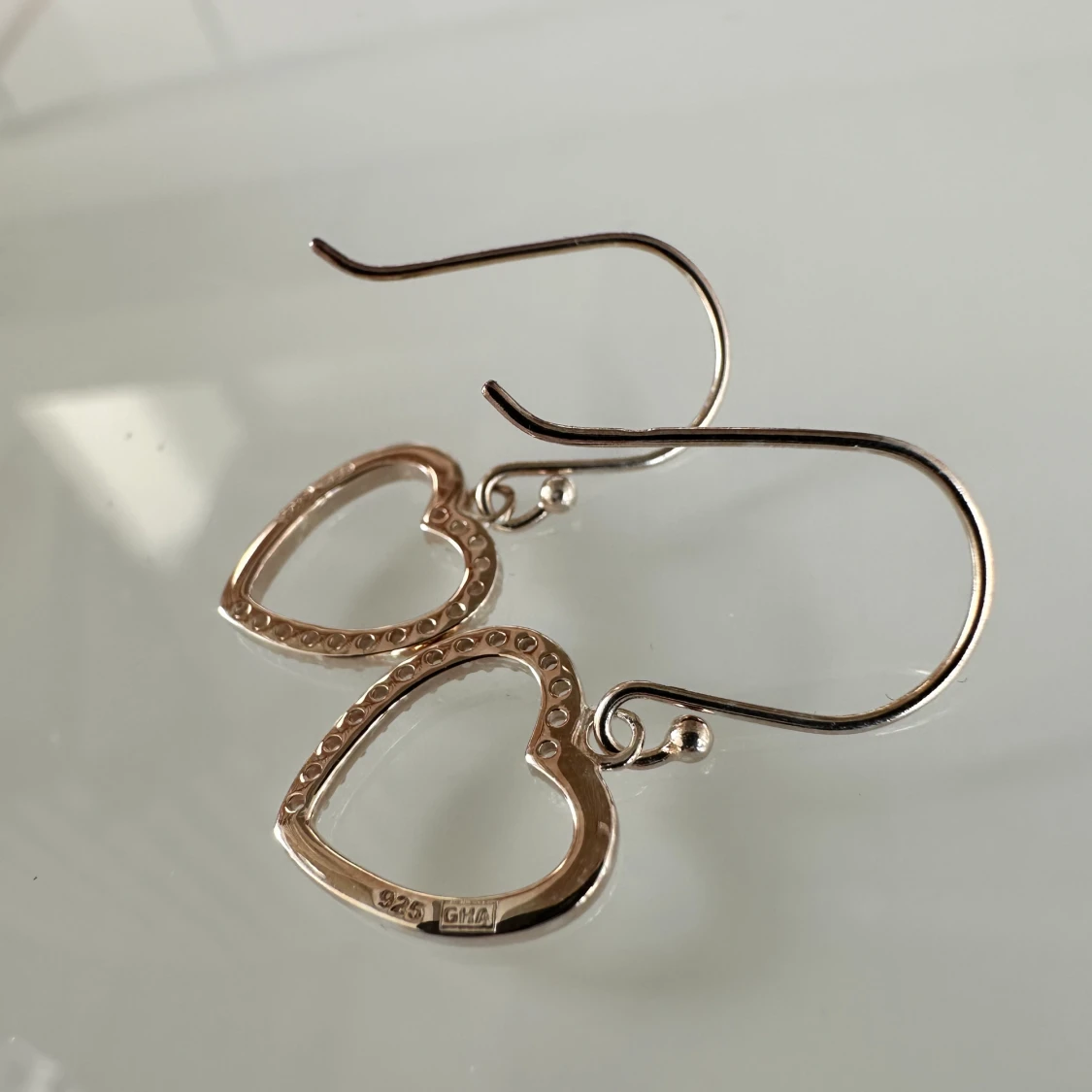 Hjärtformade öronhänge  - 90