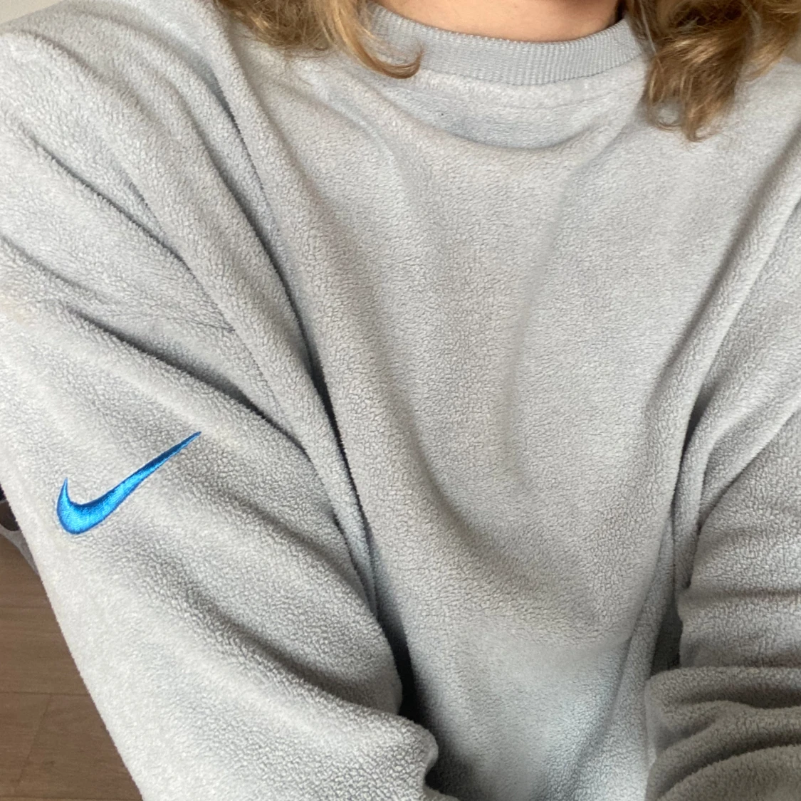 Ljusblå Nike Sweatshirt - 91