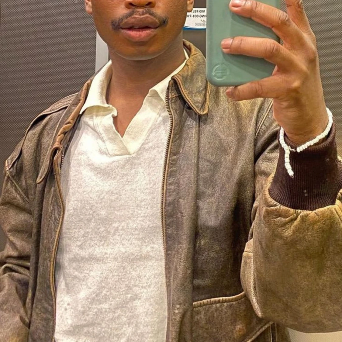 Vintage läderjacka - 93