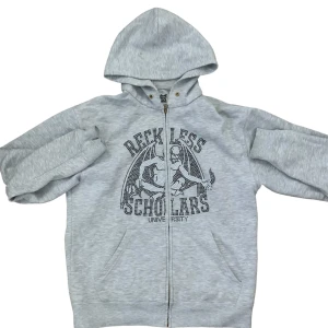 reckless scholars rhinestones zip up - Storlek S (lite oversized. Perfekt condition enda flaw är fläcken (bild 4)